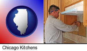 Chicago, Illinois - a kitchen remodeling project