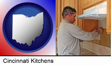 a kitchen remodeling project in Cincinnati, OH